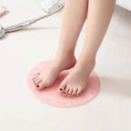 Round Silicone Bath Massage Cushion Brush