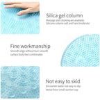 Round Silicone Bath Massage Cushion Brush