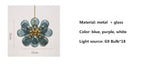 Glass Bubbly Parlor Pendant Lamp