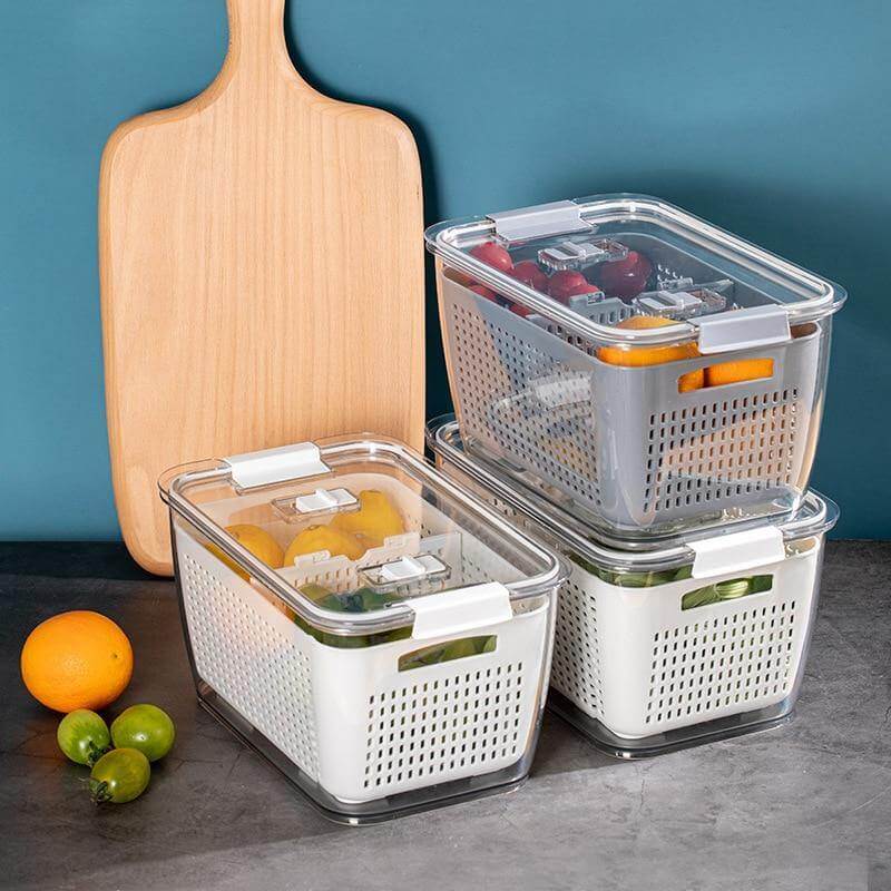 Space Saver Fridge Storage Container Organizers