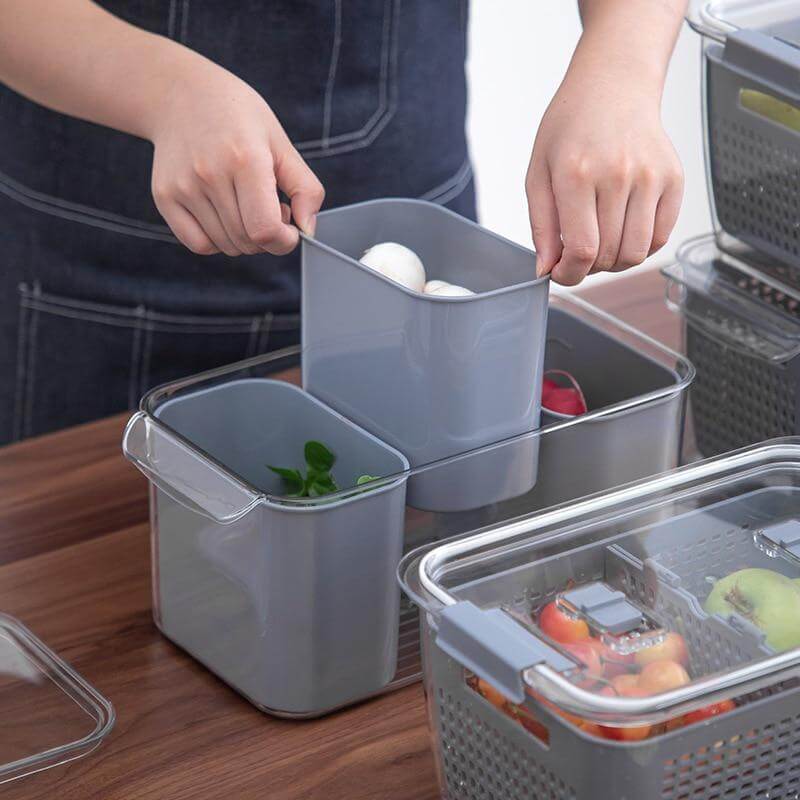 Space Saver Fridge Storage Container Organizers