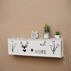 Wall-Mounted Cozy Home Wifi Router Storage Shelf