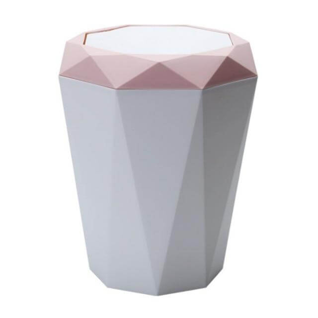 Geometric Creative Trash Can