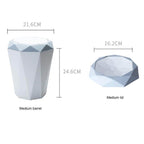 Geometric Creative Trash Can