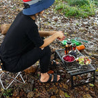 Ultra-light Outdoor Portable Folding Grill Net Table