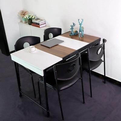 Foldable Multifunctional Wall-Mounted Shelf Table
