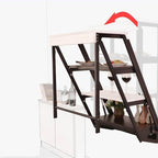 Foldable Multifunctional Wall-Mounted Shelf Table