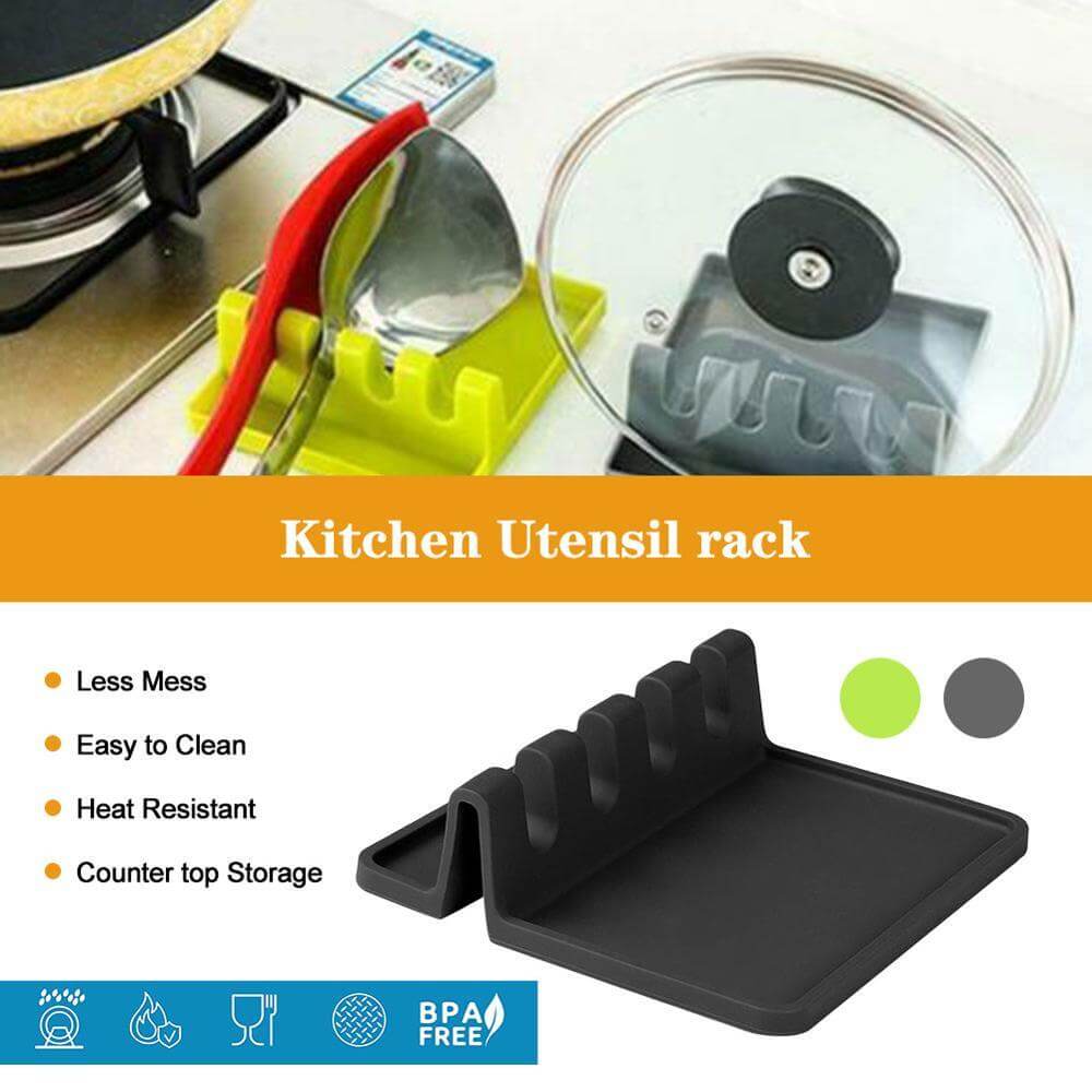 Heat-Resistant Spoon Holder