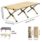 Outdoor Folding Durable Wood Table