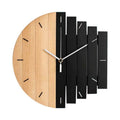 Retro Divided Wooden Wall Clock