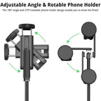 Portable Adjustable Intelligent Selfie Stick Tripod