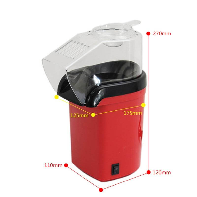 Mini Household Healthy Hot Air Popcorn Maker