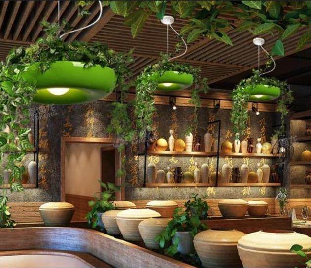 Modern Hanging Sky Flower Lamp