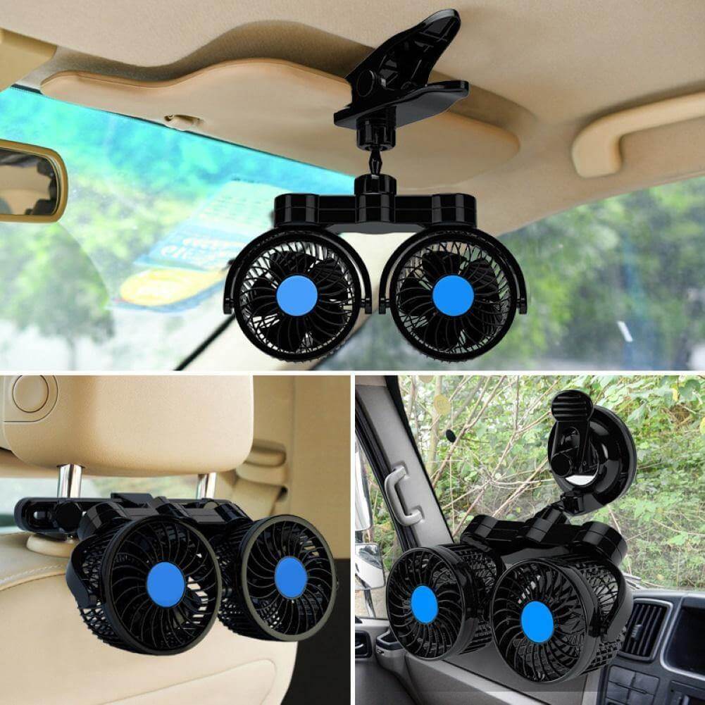 Rotatable Portable Air Cooling Car Fan