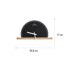 Modern Geometry Half Nordic Wall Clock