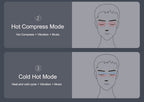 Calming Hot Compress Eye Massager with Bluetooth Speaker