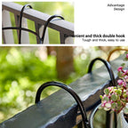 Iron Outdoor Hanging Baskets Flower Pot Holder