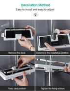 Detachable Elegant Shower Shelf Rack