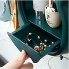 Wall-Mounted Butterfly Bathroom Makeup Organizer
