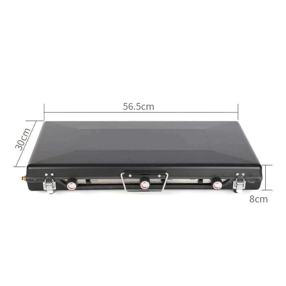 Portable 2 Burner Stove Grill