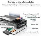 Multifunctional Wireless Charging Desktop Monitor Stand