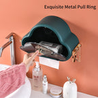 Punch-Free Wall Mounted Waterproof Toilet Paper Holder