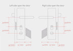 4pcs Smart Electronic Keyless Lock