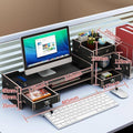 Multifunction Desktop Monitor Riser Computer Organizer
