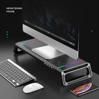 Universal Computer Stand Riser Data Transfer Desk Organizer