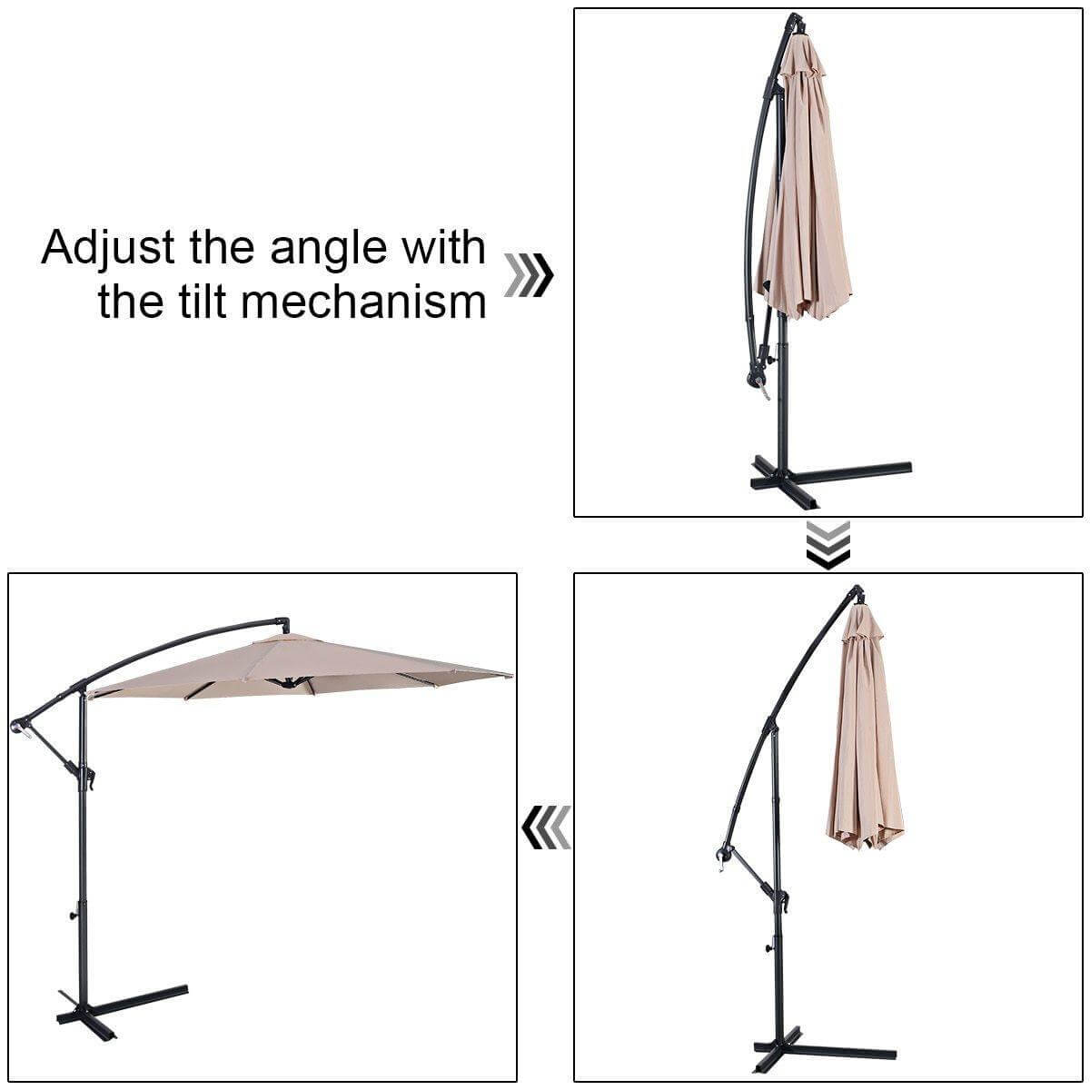 Giant Anti-UV Outdoor Hanging Umbrella