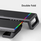 Universal Computer Stand Riser Data Transfer Desk Organizer