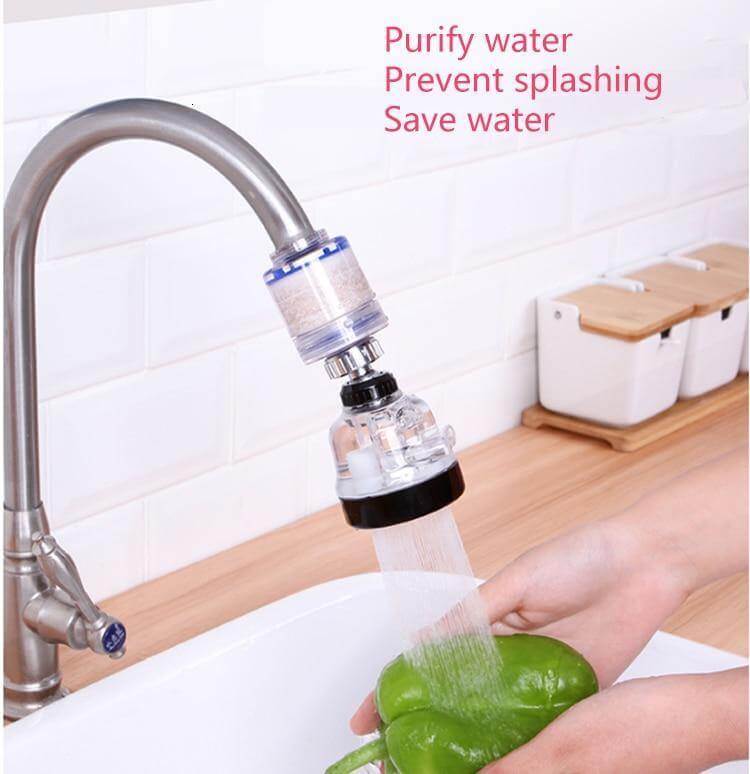 Multifunction Rotatable Water Spray Faucet Filter