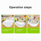 Microwave Round Steamer Heater Bowl with Lid