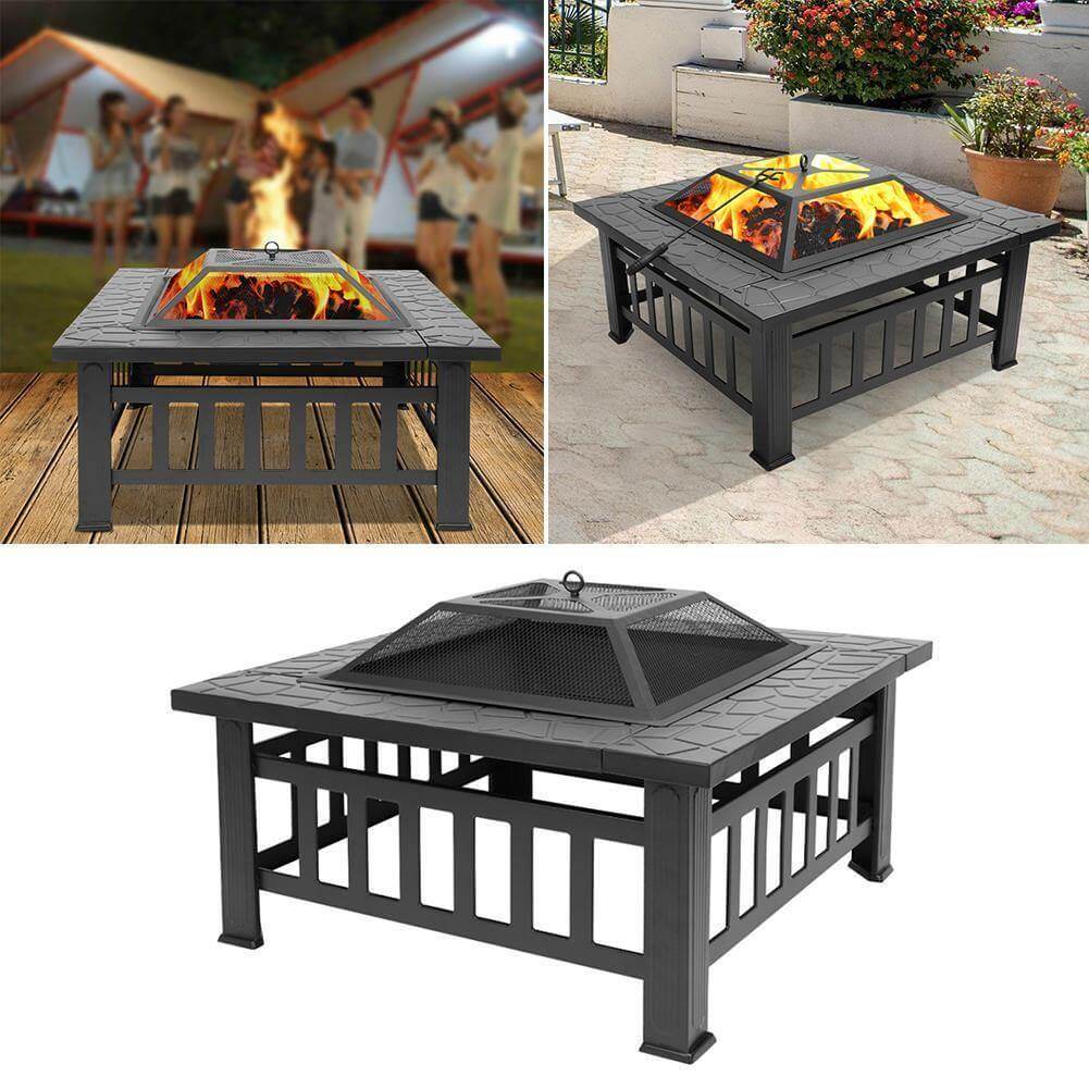 Portable Backyard Fire Pit Table