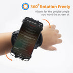 Rotating Sports Phone Holder Wristband