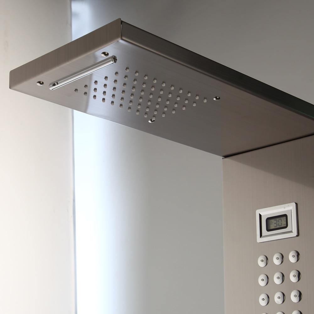 Elegant Digital Massage System Digital Led Panel Shower Sets