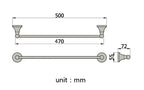 Wall-Mounted Bathroom Accessories Holder Set