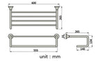 Wall-Mounted Bathroom Accessories Holder Set