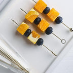 Elegant Stainless Steel Fruit Fork Jar