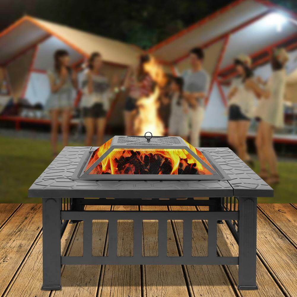 Portable Backyard Fire Pit Table