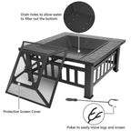Portable Backyard Fire Pit Table