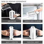Portable Cooler with Lid and Ice Maker