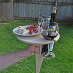 Outdoor Foldable Wood Wine Table