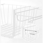 Under Cabinet Glass Holder Rack