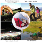 Non-Slip Foldable Seat Pad With Backrest