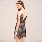 V-neck Sexy Hollow Out Dress