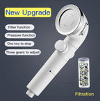 Elegant High Pressure Filter Shower Head