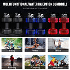 2.2L Creative Water Dumbbell Bottle