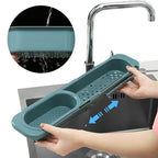 Kitchen Retractable Sink Rack Organizer