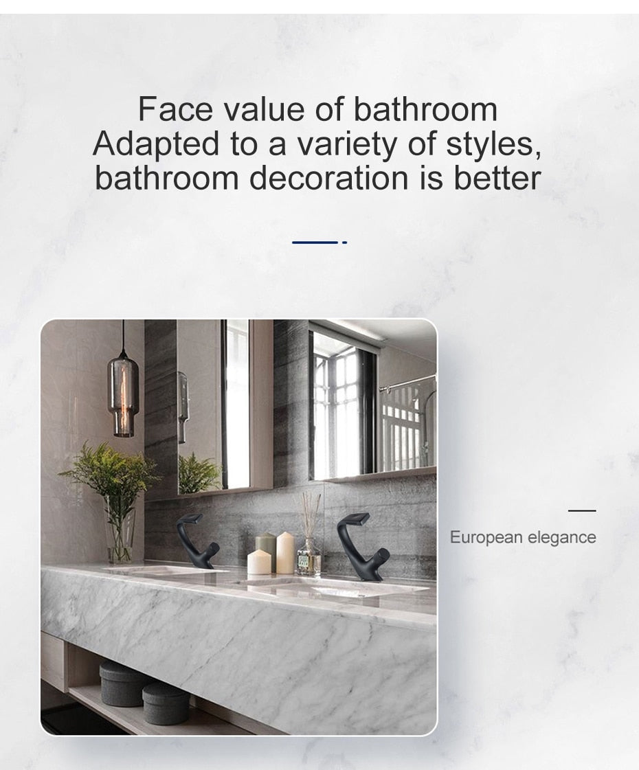 Creative Chrome Waterfall Elegant Faucet